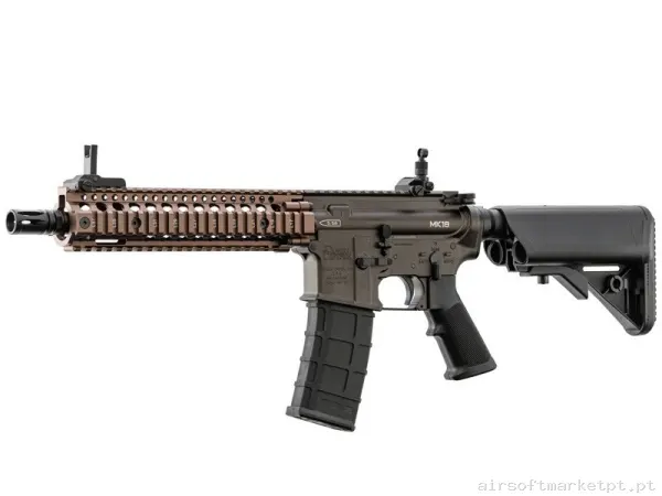 Replica Mk18 Gbb Golden Eagle Daniel Defense Negra/Bronce — Rifles de Assalto (AR/M4/AK) — Airsoft Market PT