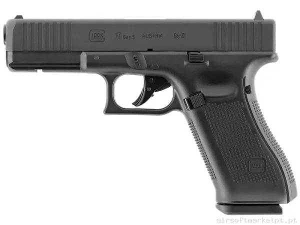 Airgun CO2 4.5mm Pistola Umarex Glock 17 Gen 5 Diábolo Blowback negra — Pistolas — Airsoft Market PT