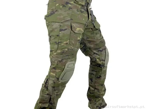 Pantalón Combate Conquer Dlx Boscoso Pixelado - M — Vestuário (Fardas) — Airsoft Market PT