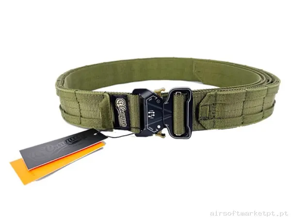 CINTURÓN CONQUER DOUBLE BELT TALLA L 94-106CM OD — Gear Táctico — Airsoft Market PT