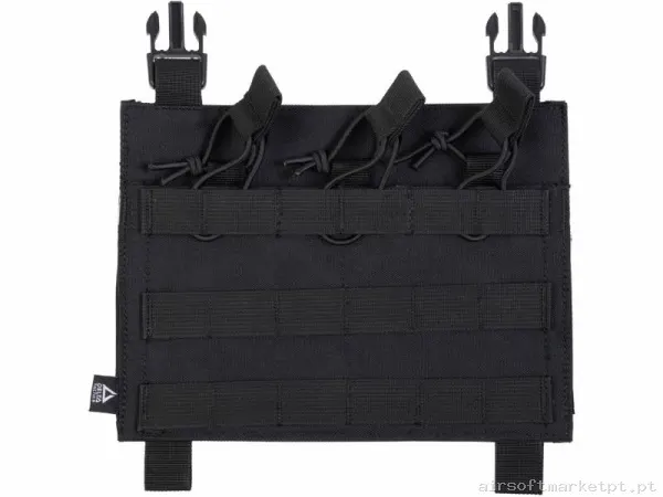 Pouch Magazine Pouch Triplo M4 Delta Tactics Force Open Top Detachable preto — Coletes & Rigs — Airsoft Market PT