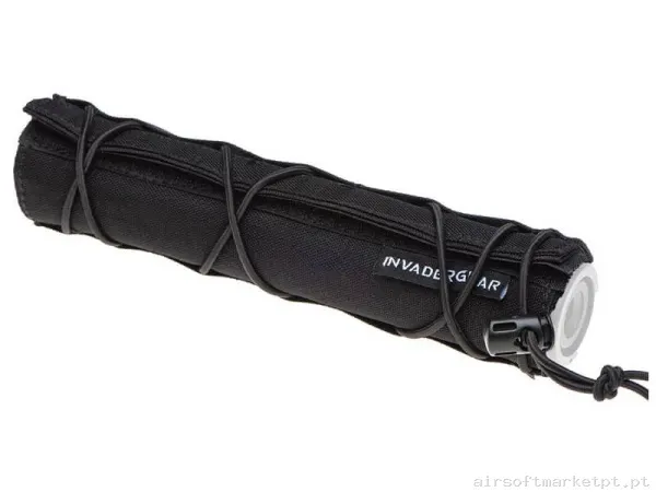 Cubresilenciador Invader Gear 22cm preto — Acessórios & Componentes — Airsoft Market PT