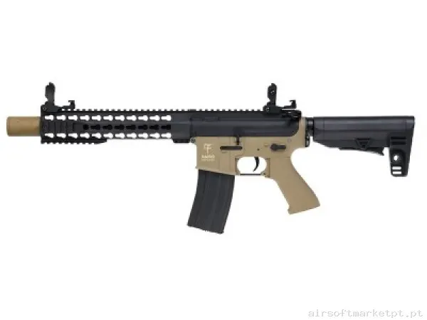 M4 Kenji Longo Saigo Defense Sim Tan — Rifles de Assalto (AR/M4/AK) — Airsoft Market PT