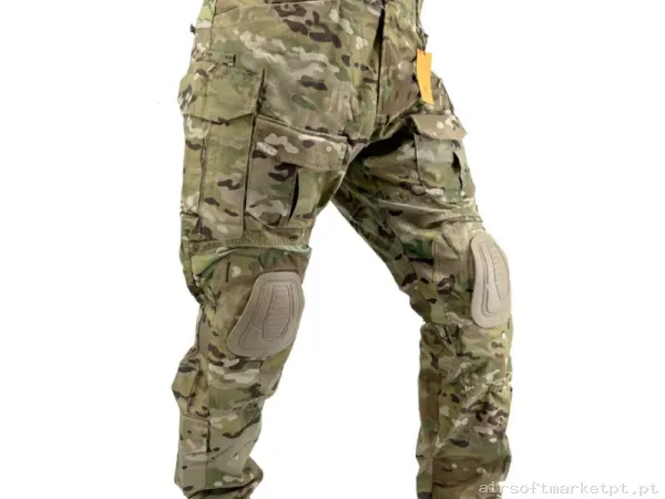 PANTALON COMBATE CONQUER G3M PANT ESTILO MULTICAM — Vestuário (Fardas) — Airsoft Market PT