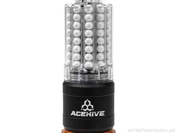 GRANADA ACETECH 40MM GAS ACEHIVE 80BB NEGRA — Grenades & Lançadores — Airsoft Market PT