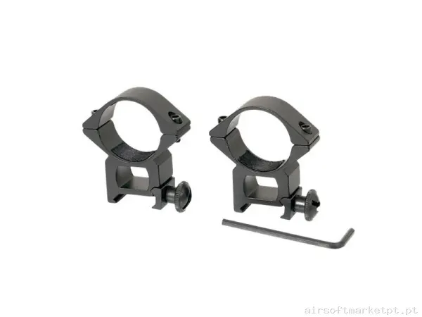 Anillas 30mm altas — Miras & Ópticas — Airsoft Market PT