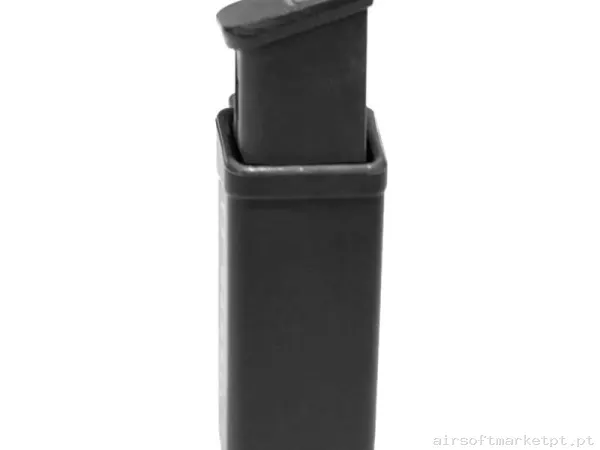 Pouch Magazine Pouch Rígido Pistola 9mm Warrior Assault Polymer Mag negro — Carregadores / Magazines — Airsoft Market PT