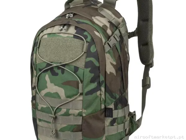 Mochila Tática Helikon-Tex EDC Backpack Woodland — Sacos & Mochilas — Airsoft Market PT