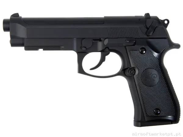Airgun CO2 4.5mm Pistola Stinger 92 negra — Pistolas — Airsoft Market PT