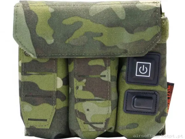 Magazine Pouch Triplo para Pistola Soetac com Sistema Aquecedor Estilo Multicam Tropic — Carregadores / Magazines — Airsoft Market PT