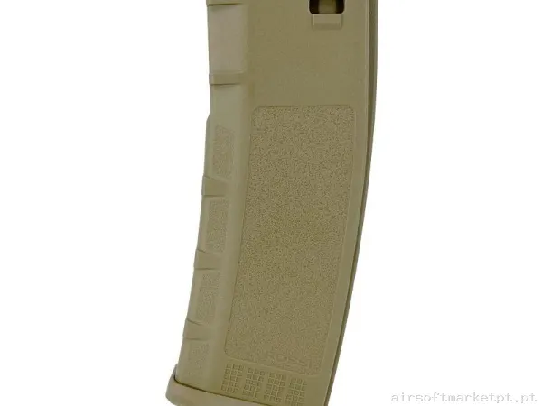 Cargador M4 Rossi Polimero TAN Mid Cap 120bbs — Carregadores / Magazines — Airsoft Market PT