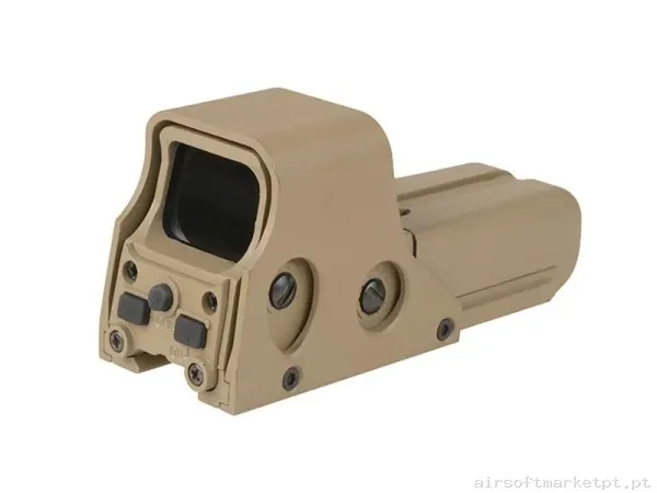 Mira HolográFica 552 Eotech Tan - Raccoon — Miras & Ópticas — Airsoft Market PT