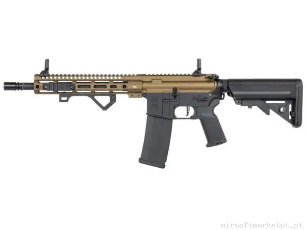 Réplica airsoft AEG M4 Specna Arms SA-P20 Prime Aster II ETU Chaos Bronze — Rifles de Assalto (AR/M4/AK) — Airsoft Market PT