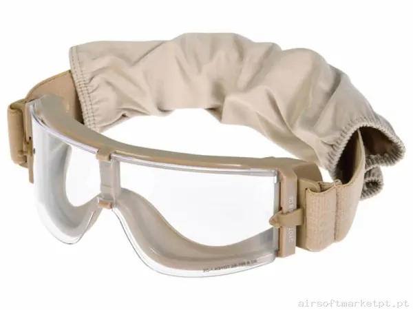 Óculos de Pantalla Delta Tactics X8 Lentes Antivaho tan — Proteção Ocular & Facial — Airsoft Market PT