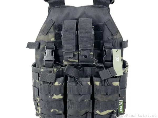 CHALECO SIXMM 6094S MULTICAM BLACK — Coletes & Rigs — Airsoft Market PT
