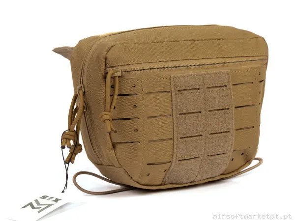 Pouch DDU Abdominal Velcro Sixmm Tan — Coletes & Rigs — Airsoft Market PT