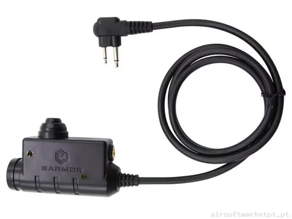 Comunicações Ptt Earmor Adaptador Militar M51-M2 Motorola 2 Pines — Rádios & Comunicação — Airsoft Market PT