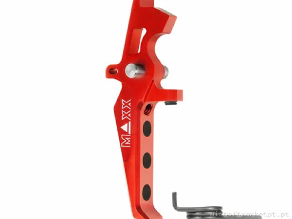 Interno Gatilho Ver.2 Maxx Model Style e Advanced Speed Aluminio CNC vermelho — Peças Internas (AEG) — Airsoft Market PT