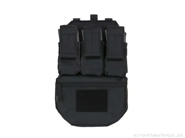 Back Panel Oem Assault negro — Coletes & Rigs — Airsoft Market PT