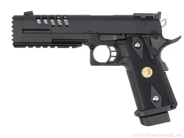 Pistola Hi-capa 5.2 K We GAS GBB Full Metal — Pistolas — Airsoft Market PT