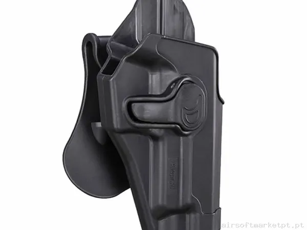 Pistolera Rígida Sig Sauer P220/P225/P226/P228/P229 Amomax Rot 360 preta — Coletes & Rigs — Airsoft Market PT
