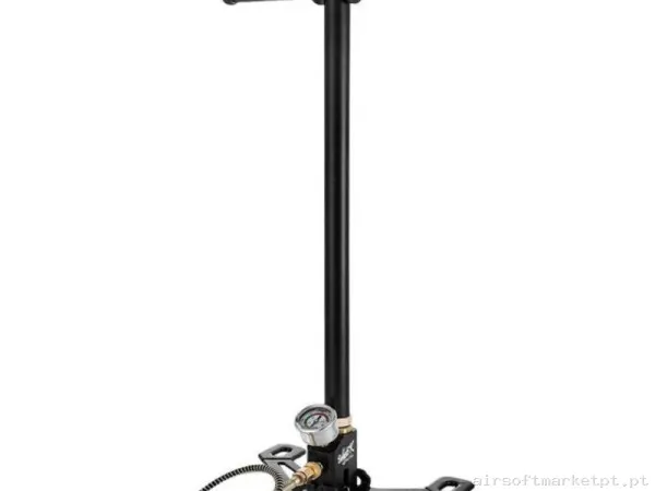 Bomba Manual PCP Balystik 4 Fases 300 Bar preta — Gás & CO2 — Airsoft Market PT