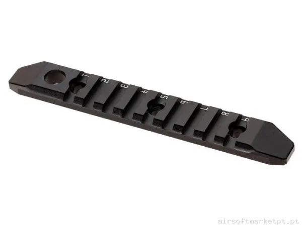 Externo Trilho Keymod/M-Lok Wadsn 9 Slot negro — Acessórios & Componentes — Airsoft Market PT