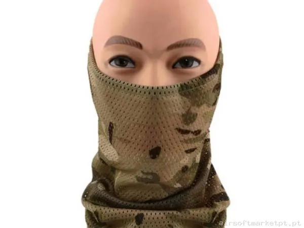 Braga Táctica Cygnus Armory Tubescarf Estilo multicam — Proteção Ocular & Facial — Airsoft Market PT