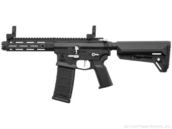Réplica AEG M4 Lancer Tactical LT-32 Gen.2 Hellion Nsr 7" Combo preta/Cinza — Rifles de Assalto (AR/M4/AK) — Airsoft Market PT