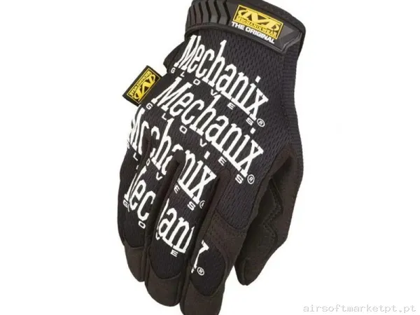 Guantes Mechanix Original Letras Negro - S — Gear Táctico — Airsoft Market PT