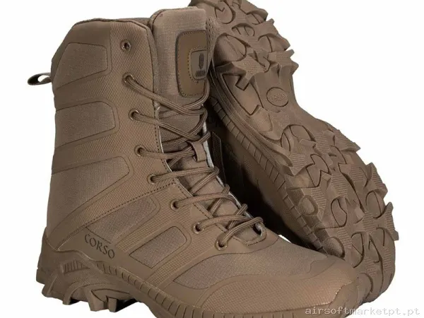 Bota Corso Bandit 8” Coyote - 45 — Calçado — Airsoft Market PT
