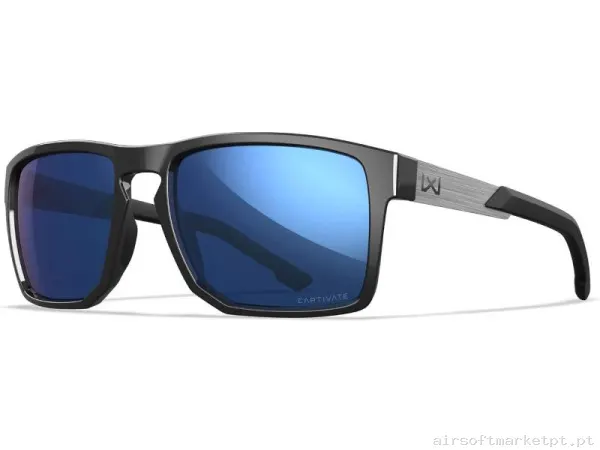 Óculos Wiley X Apex Captivate azul Polarizado Pretos — Proteção Ocular & Facial — Airsoft Market PT