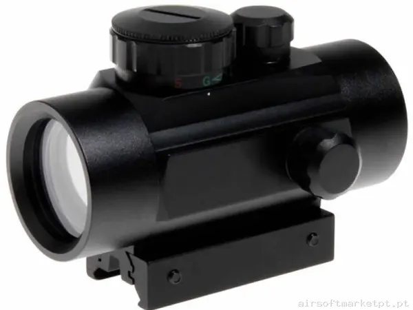 Mira Ponto vermelho 1x30 Duel Code preto — Miras & Ópticas — Airsoft Market PT