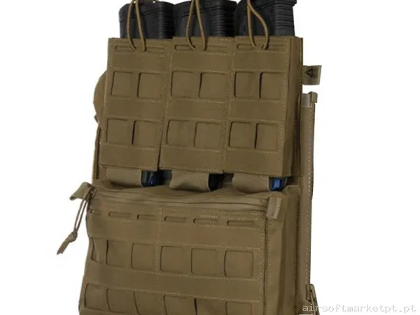 Painel Traseiro Delta Tactics Assault coyote — Coletes & Rigs — Airsoft Market PT