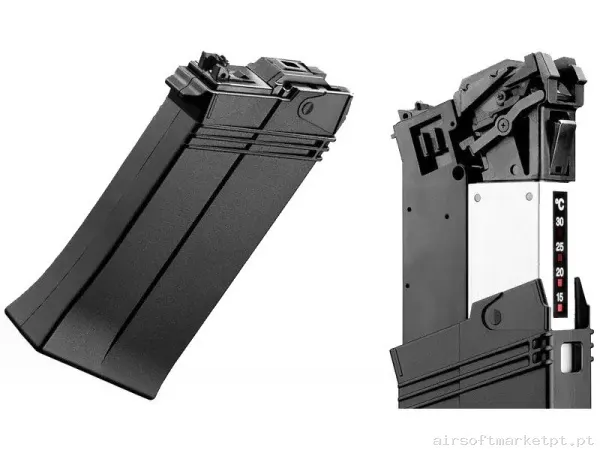 CARGADOR ESCOPETA GAS SAIGA 12K 45BBS TOKYO MARUI — Carregadores / Magazines — Airsoft Market PT