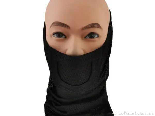 Máscara de Proteção Balaclava Cygnus Armory Face Warrior Gen.2 preta — Proteção Ocular & Facial — Airsoft Market PT