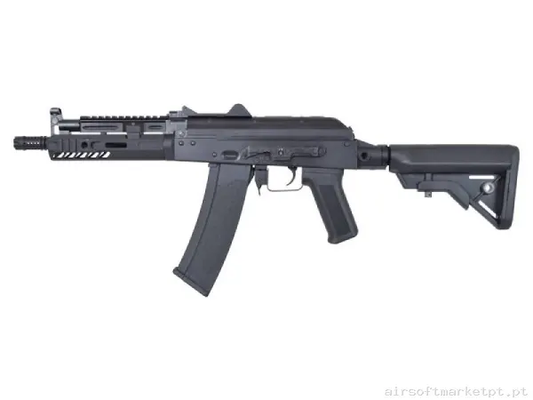 Réplica AEG Ak Specna Arms SA-PJ24 Prime Aster ETU Bldc negra — Rifles de Assalto (AR/M4/AK) — Airsoft Market PT