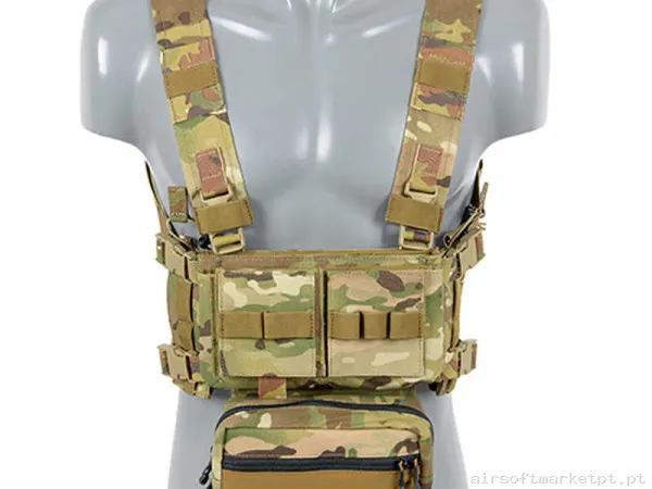 Colete Chest Rig Emerson Micro Mk3 Em2961mc multicam — Coletes & Rigs — Airsoft Market PT