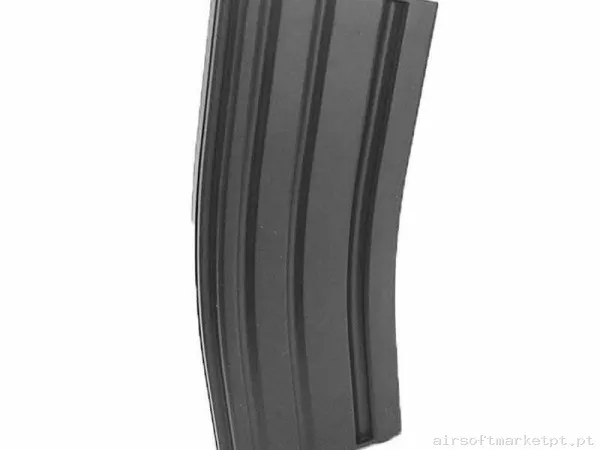 Magazine Réplica Midcap M4 Slong airsoft Polímero 140 Bbs negro — Carregadores / Magazines — Airsoft Market PT