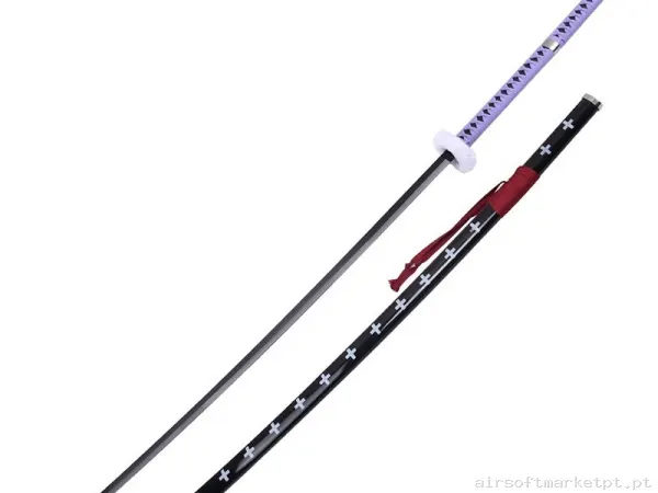 Katana Ornamental Estilo One Piece ZS521R-2V180 (Katana Larga Nodachi) — Ferramentas — Airsoft Market PT